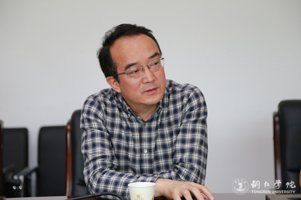 市水务局与我校洽谈龙塘河治理项目