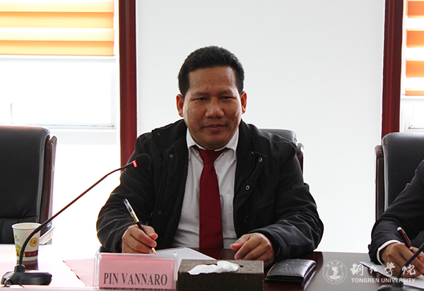 柬埔寨Heng Samrin Thbongkhmum University校长PIN VANNARO一行前来我校开展校际合作